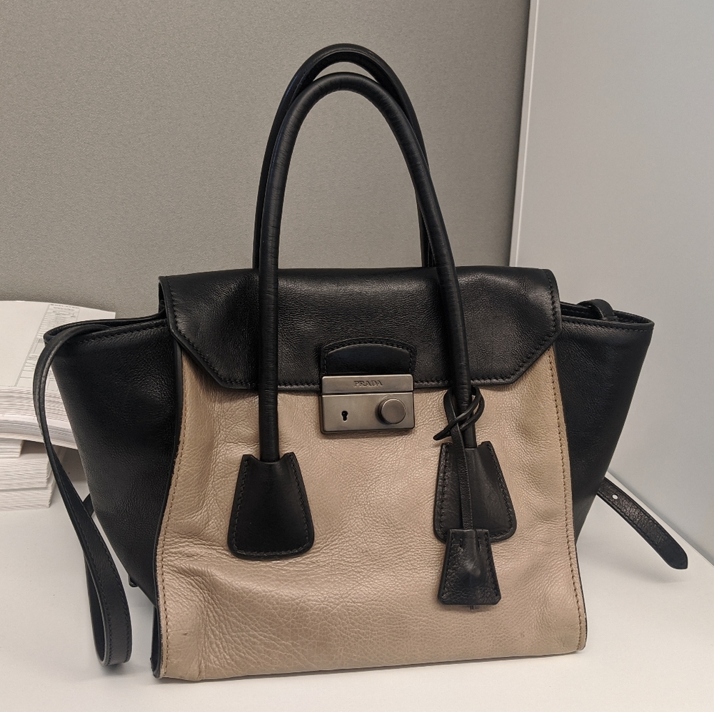 Prada Glace Calf Satchel